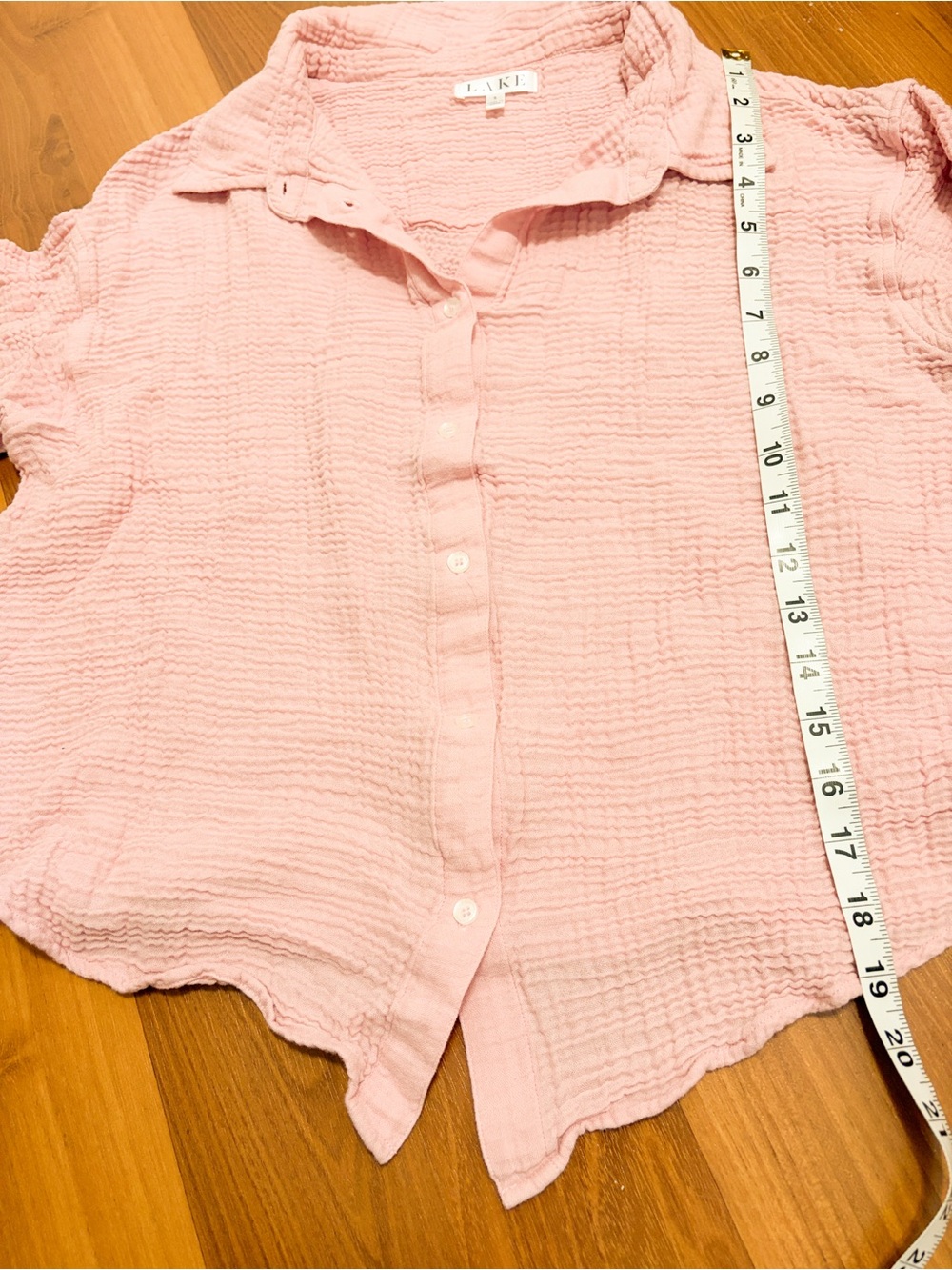 Lake Nantucket short set pajamas size small in carnation pink color - Picture 7 of 11